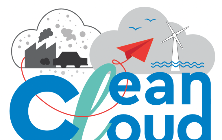 Projektet CleanClouds logotyp. 